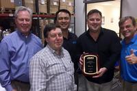 Juki Automation Systems Corporation, presented MarTec, Inc. with a ‘Representative of the Year – Outstanding Achievement Award’ for 2017.